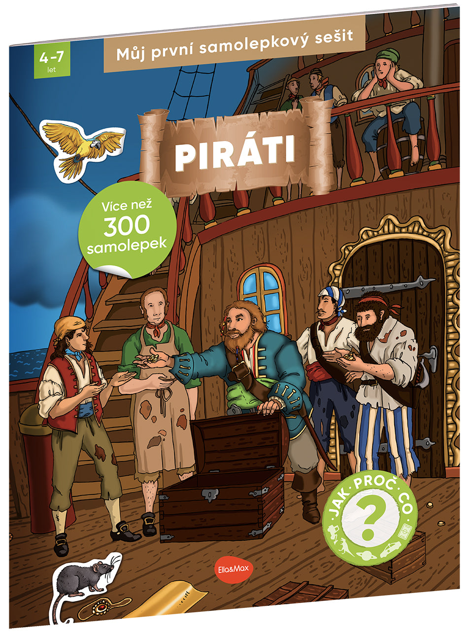 Můj první samolepkový sešit – PIRÁTI