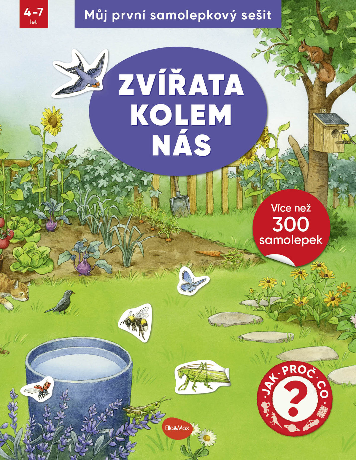 Můj první samolepkový sešit – ZVÍŘATA KOLEM NÁS