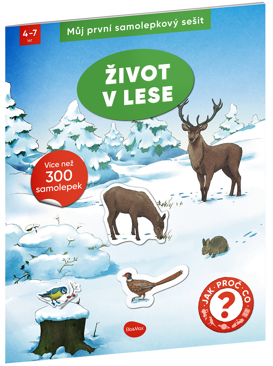 Můj první samolepkový sešit – ŽIVOT V LESE