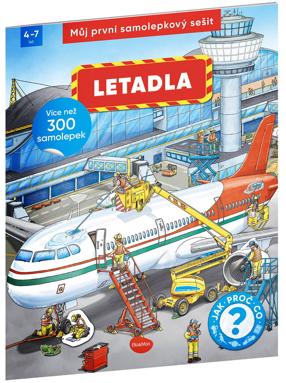 Můj první samolepkový sešit – LETADLA