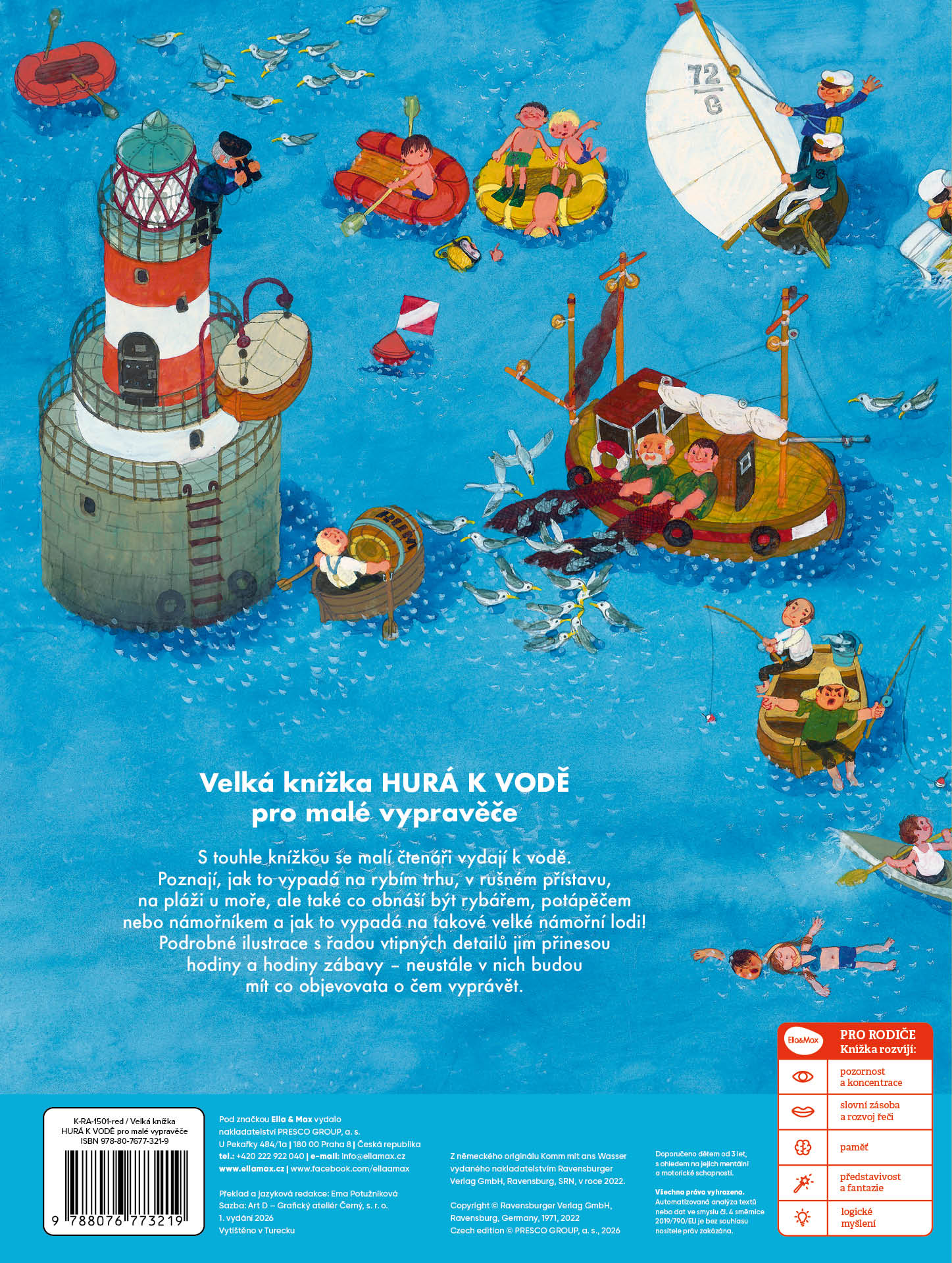 Velká knížka HURÁ K VODĚ pro malé vypravěče