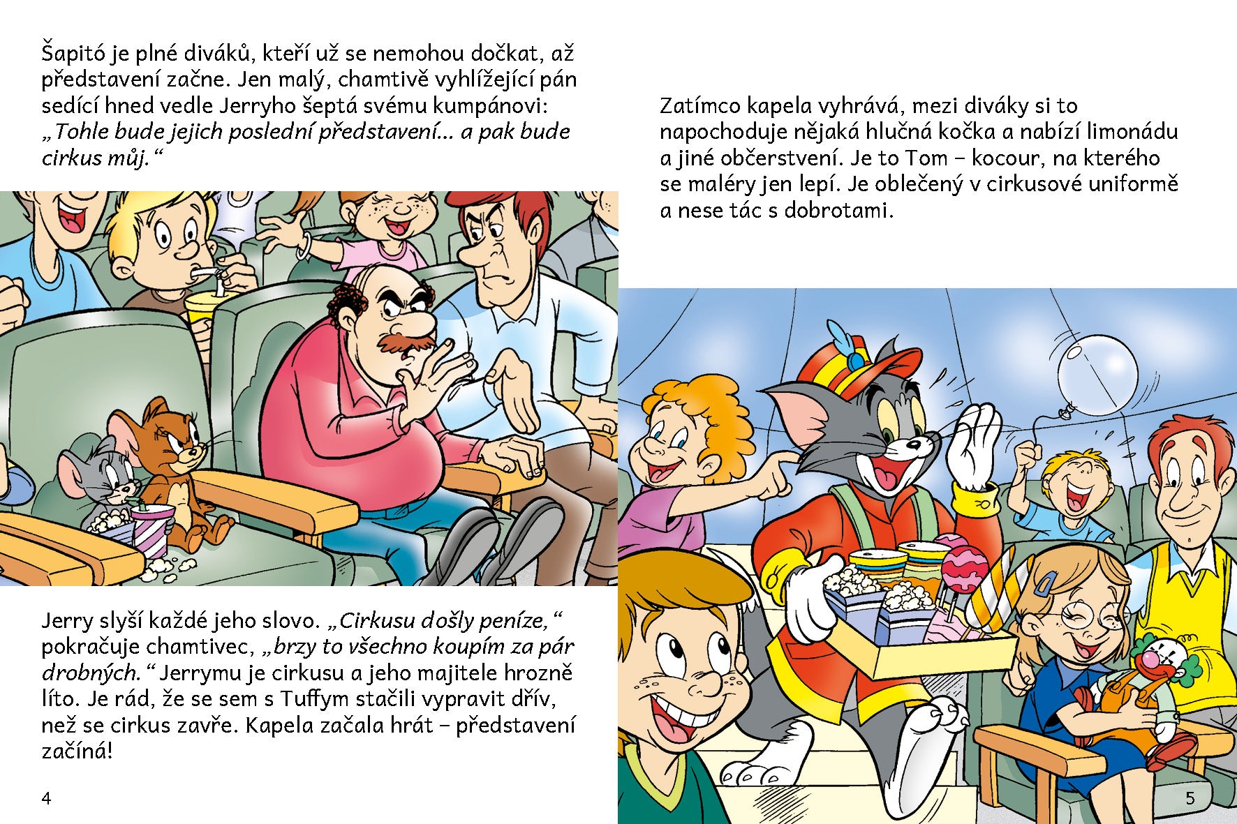 VELKÉ CIRKUSOVÉ DOBRODRUŽSTVÍ – Tom a Jerry v obrázkovém příběhu