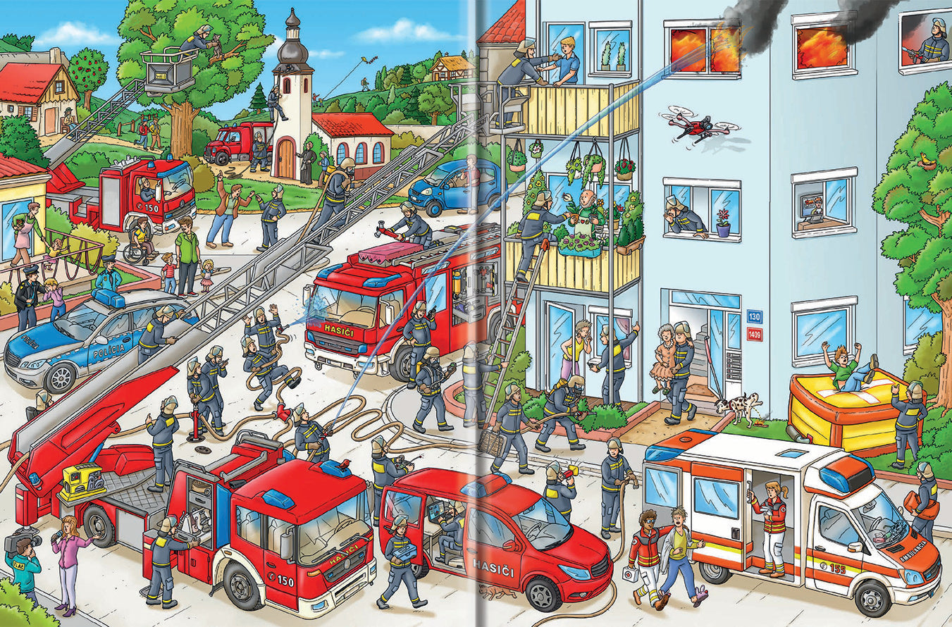 Veľká knižka HASIČI pre malých rozprávačov