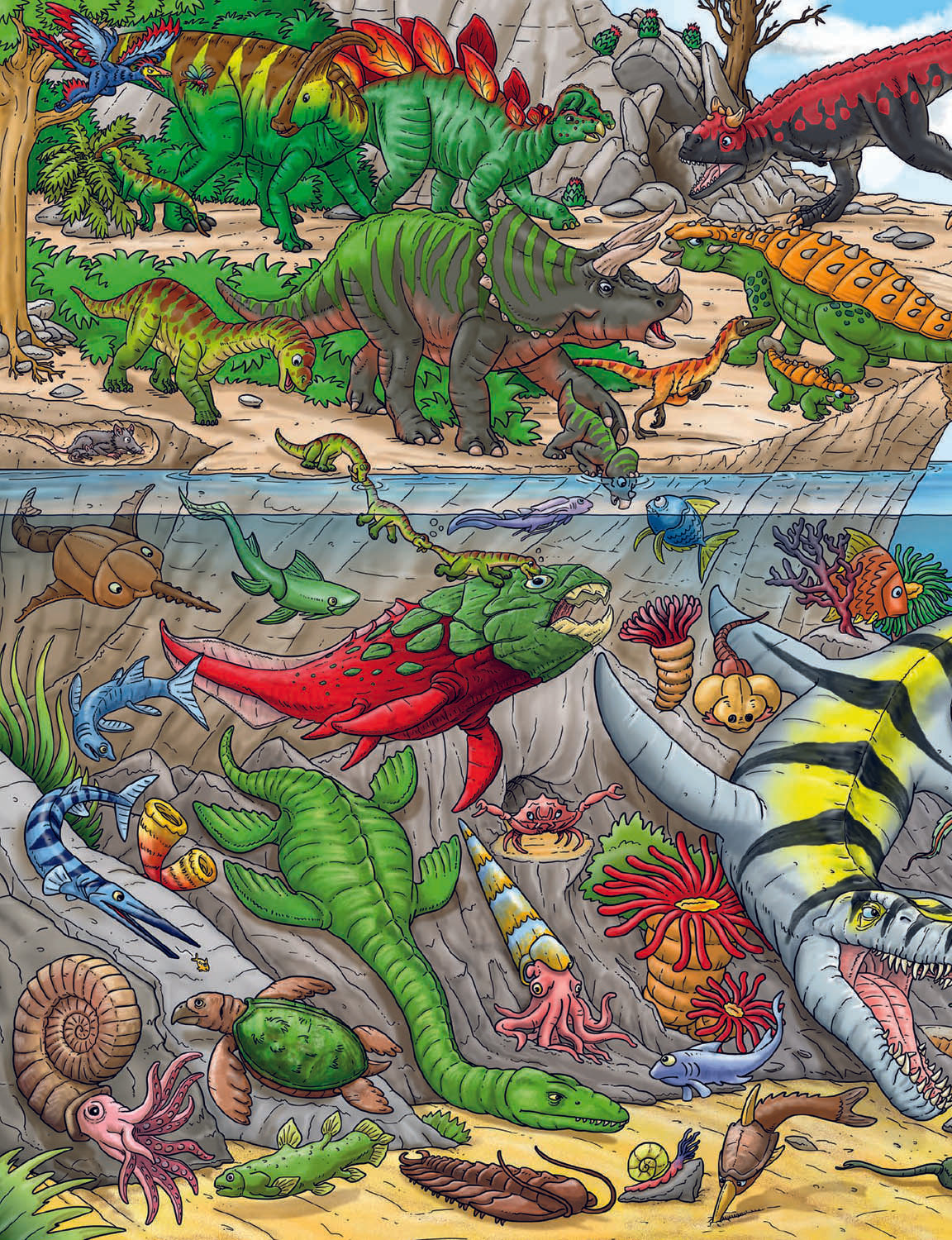 Velká knížka DINOSAUŘI pro malé vypravěče