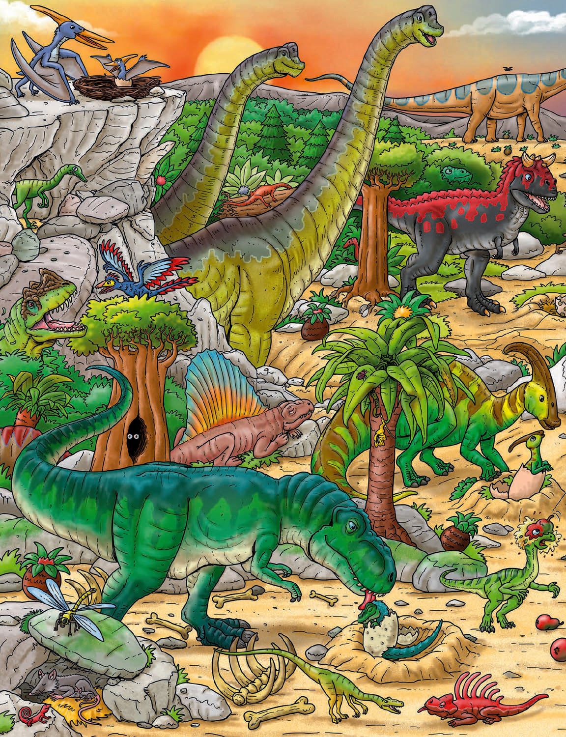 Veľká knižka DINOSAURY pre malých rozprávačov