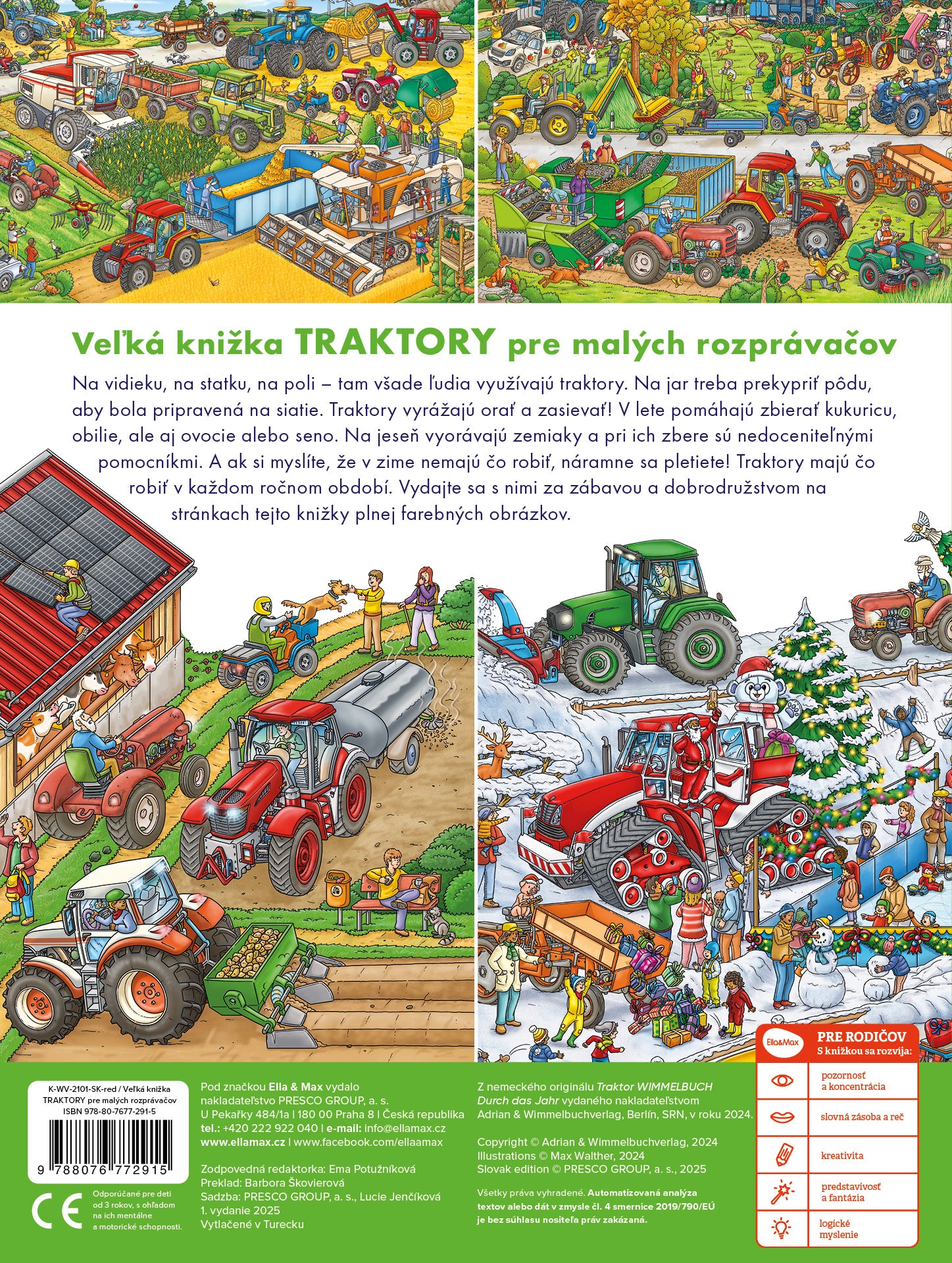 Vel'ká knižka TRAKTORY pre malých rozprávačov