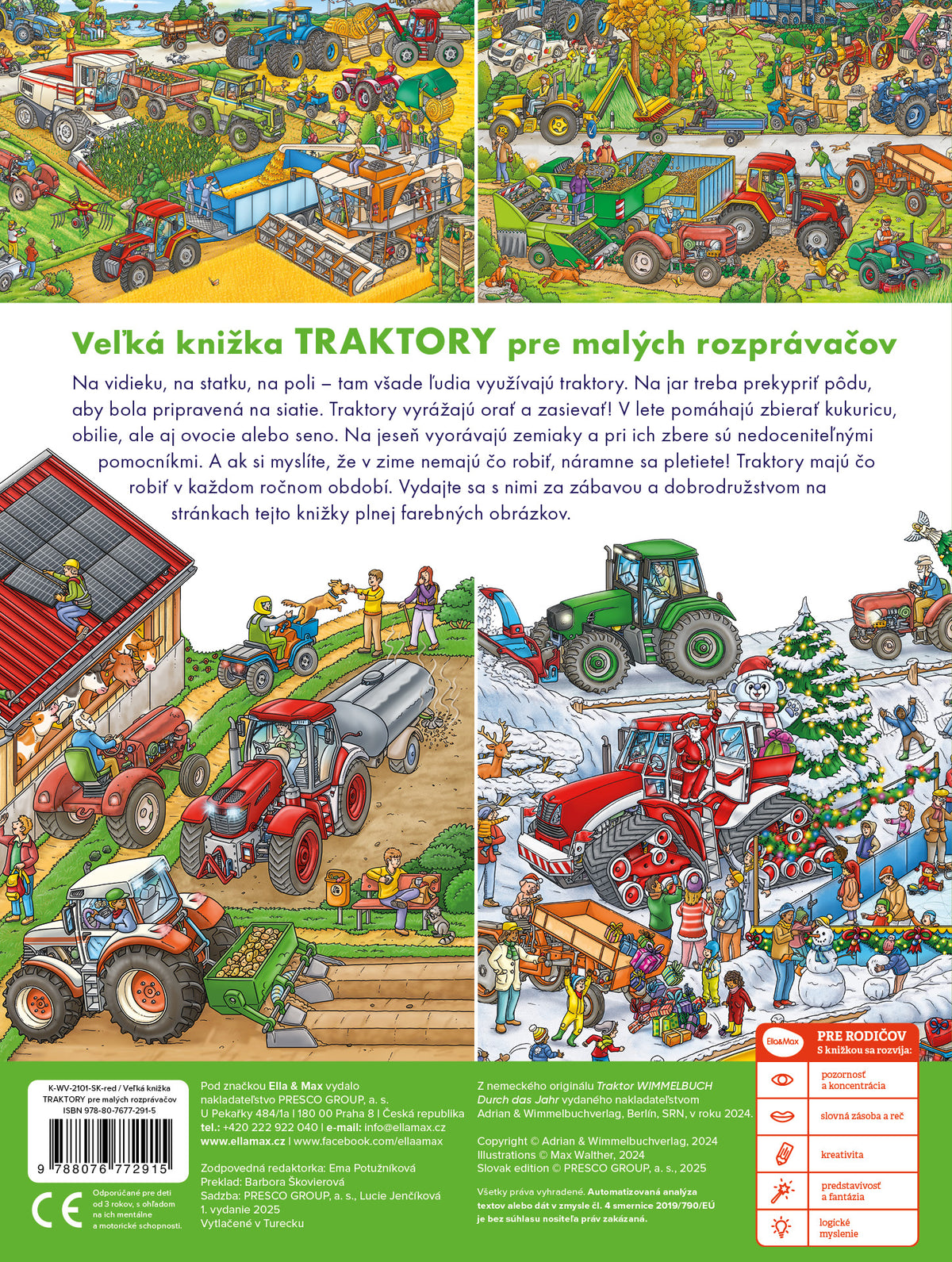 Vel'ká knižka TRAKTORY pre malých rozprávačov