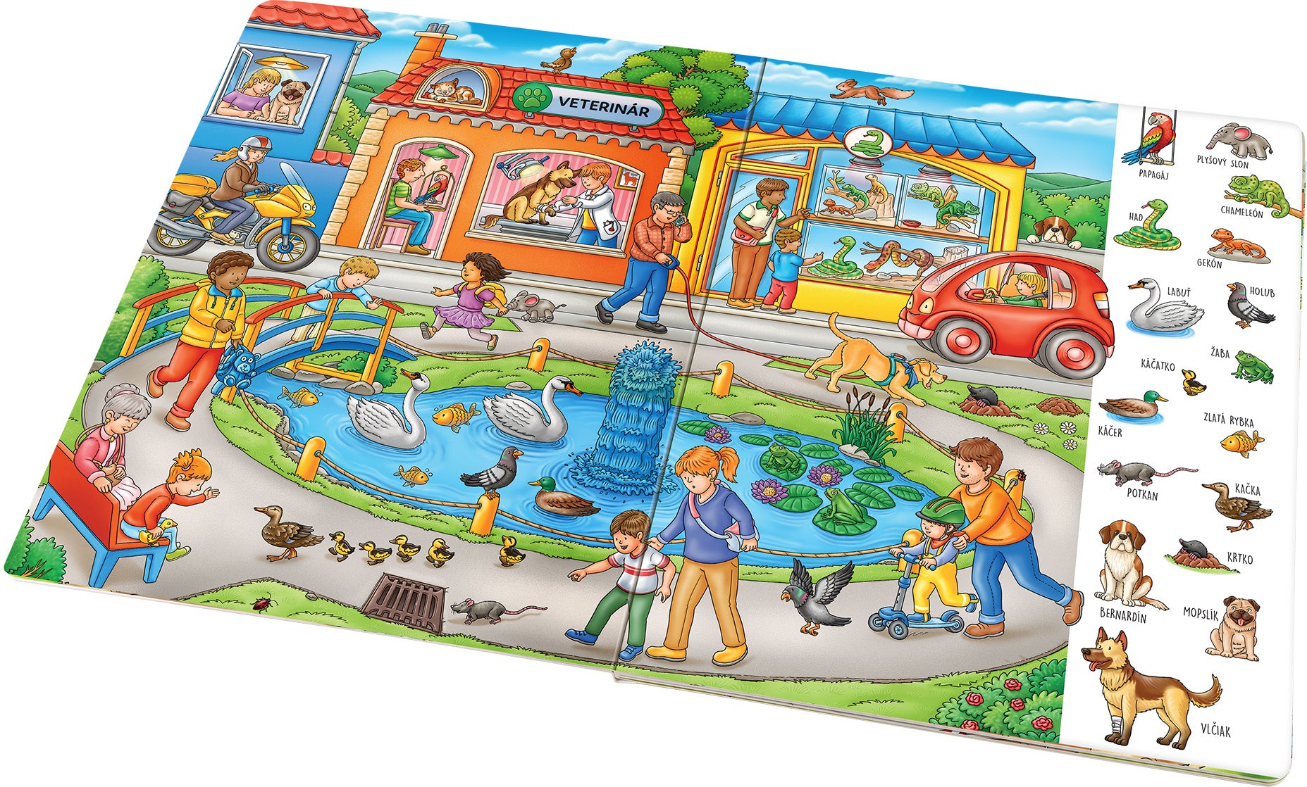 Na cesty – Veľká knižka ZVIERATKÁ – PRVÉ SLOVÁ