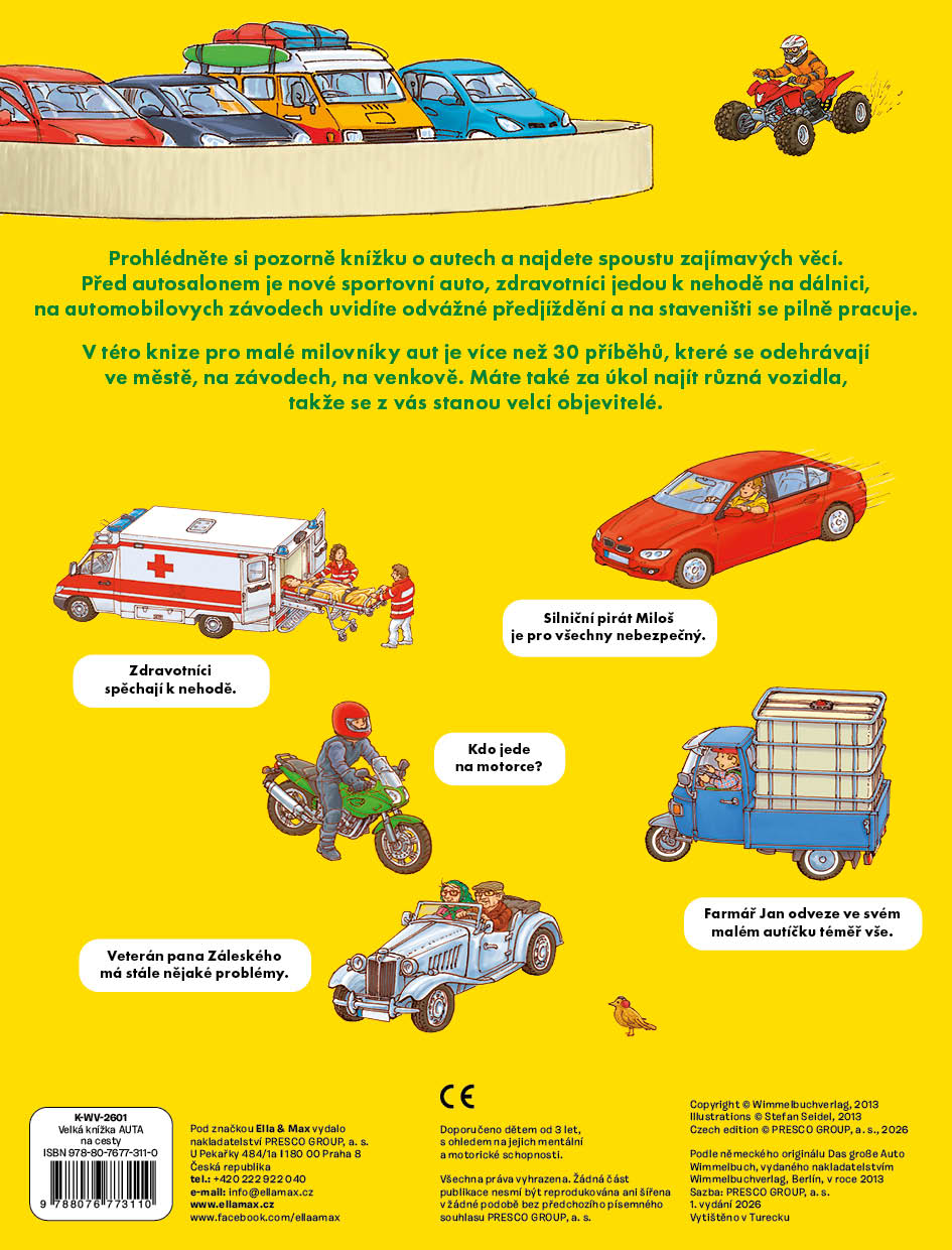 Na cesty – Velká knížka AUTA