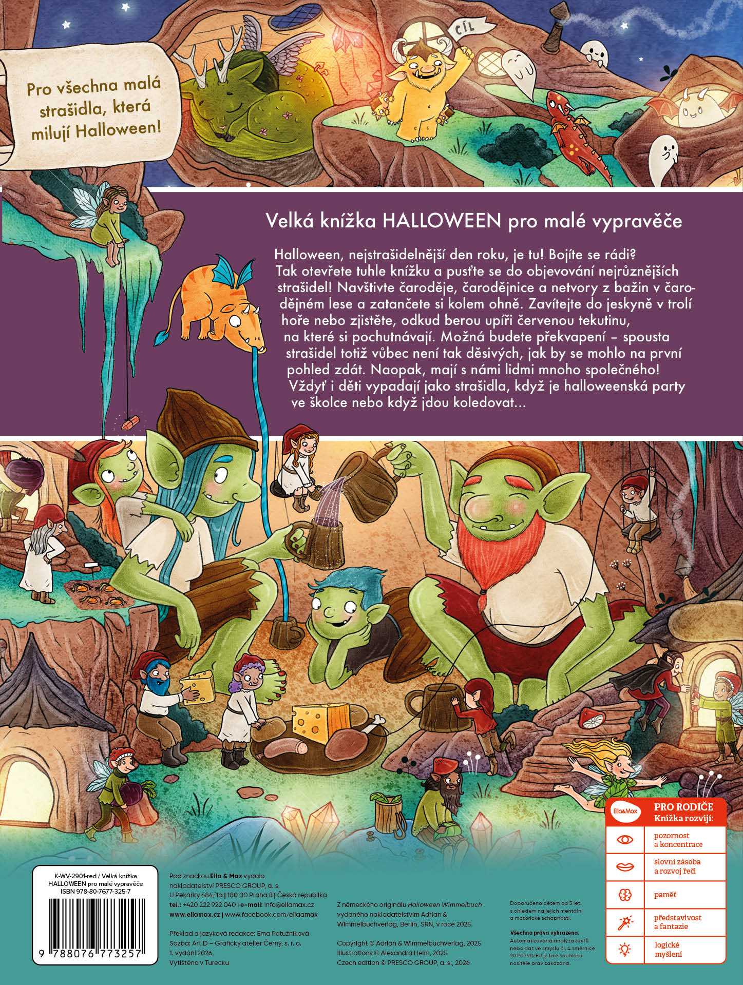 Velká knížka HALLOWEEN pro malé vypravěče