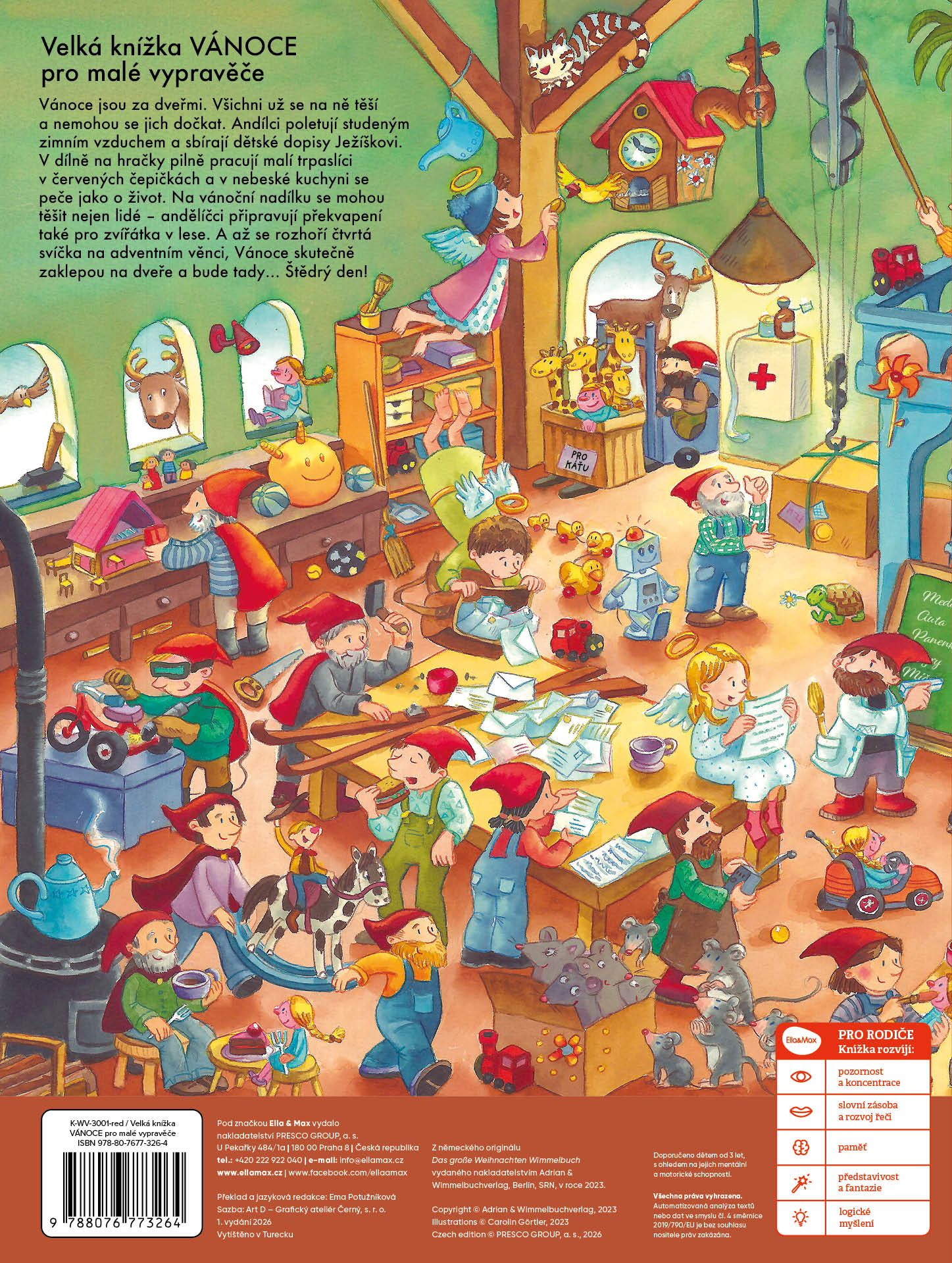 Velká knížka VÁNOCE pro malé vypravěče