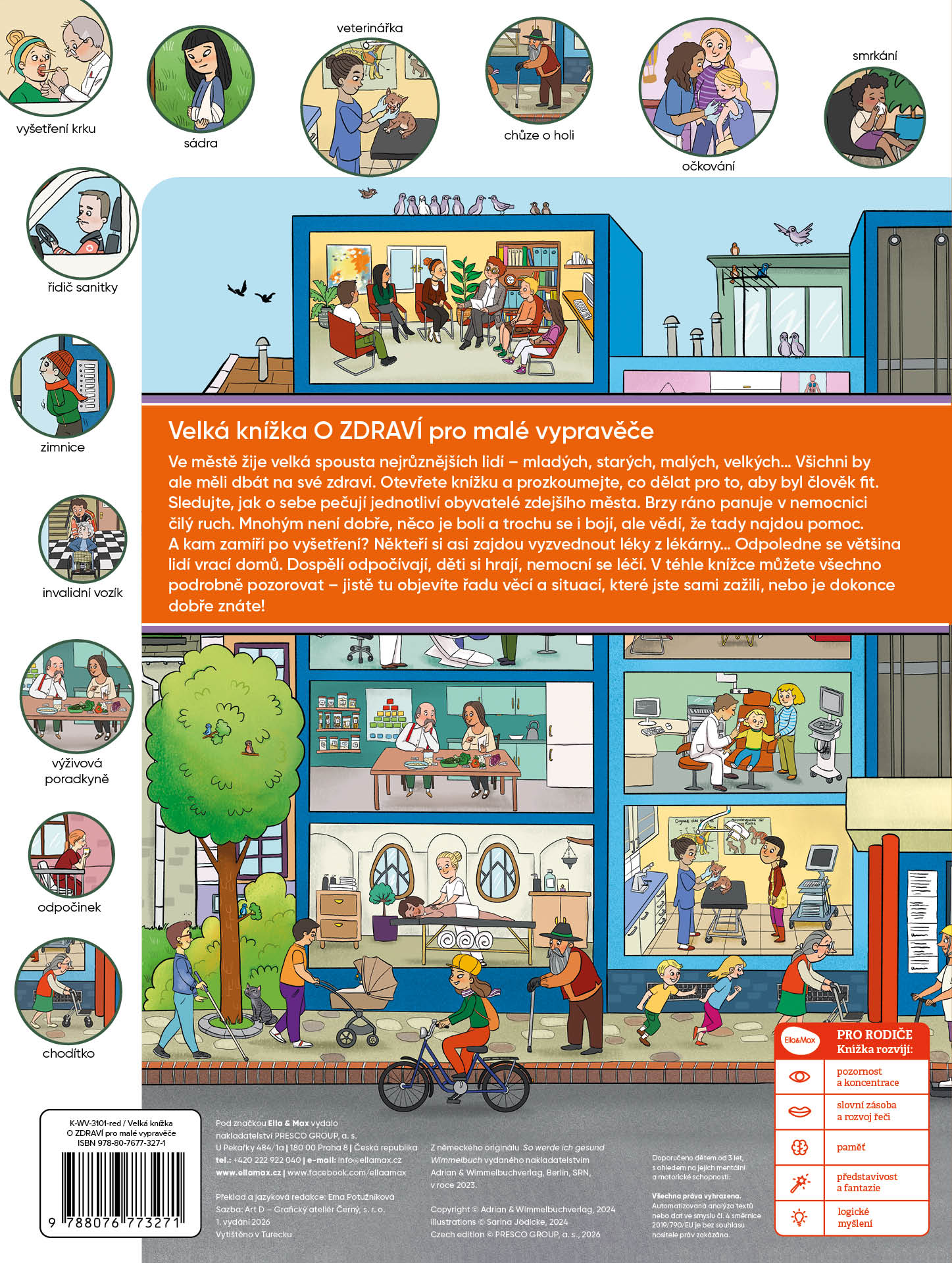 Velká knížka O ZDRAVÍ pro malé vypravěče