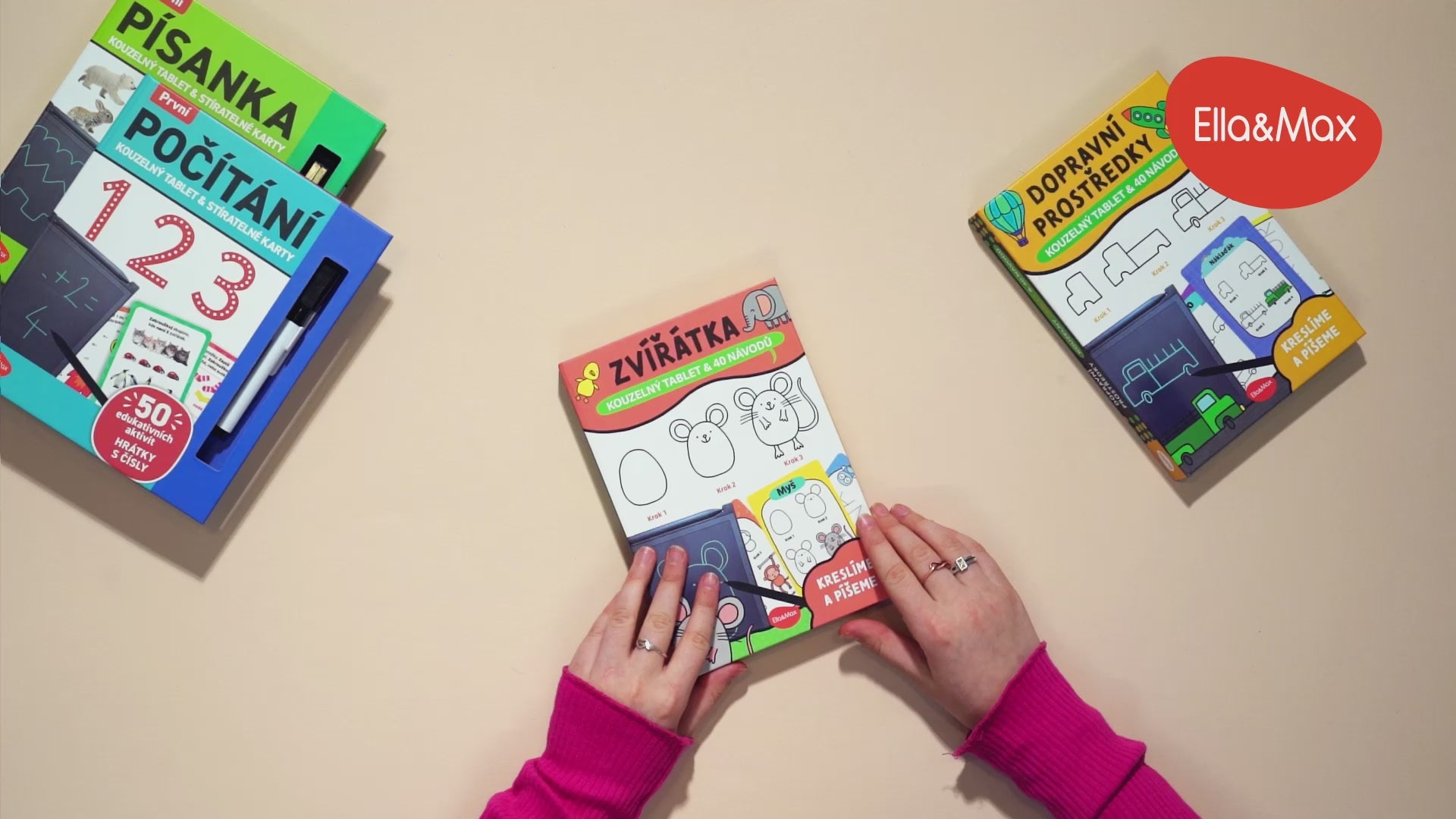 Načíst video: Kouzelný tablet &amp; stíratelné karty – První POČÍTÁNÍ