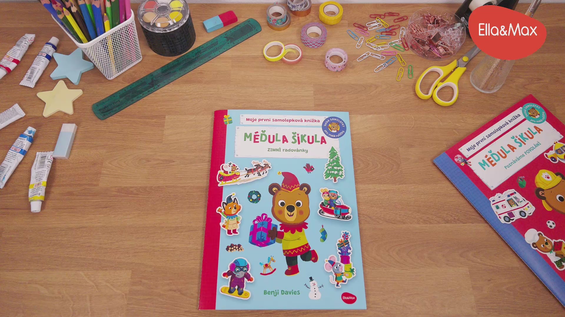Načíst video: MÉĎULA ŠIKULA: ZIMNÍ RADOVÁNKY – Samolepková knížka